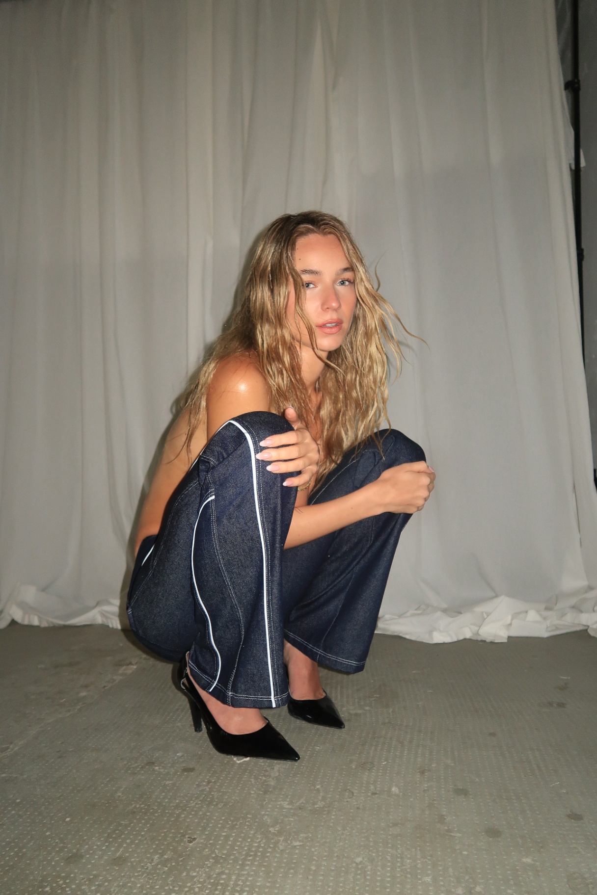 Editorial denim shoot